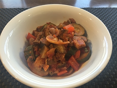 Eggplant And Mushroom Ratatouille