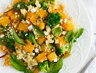 Pumpkin &amp; Zucchini Couscous Salad