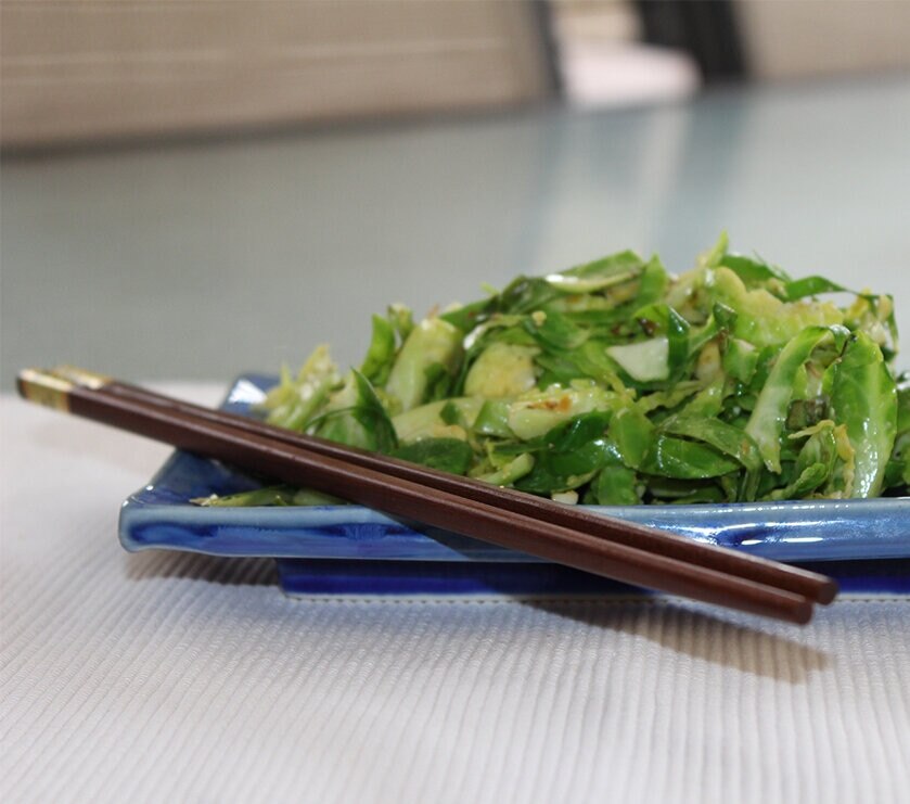 Shredded Brussel Sprout Salad