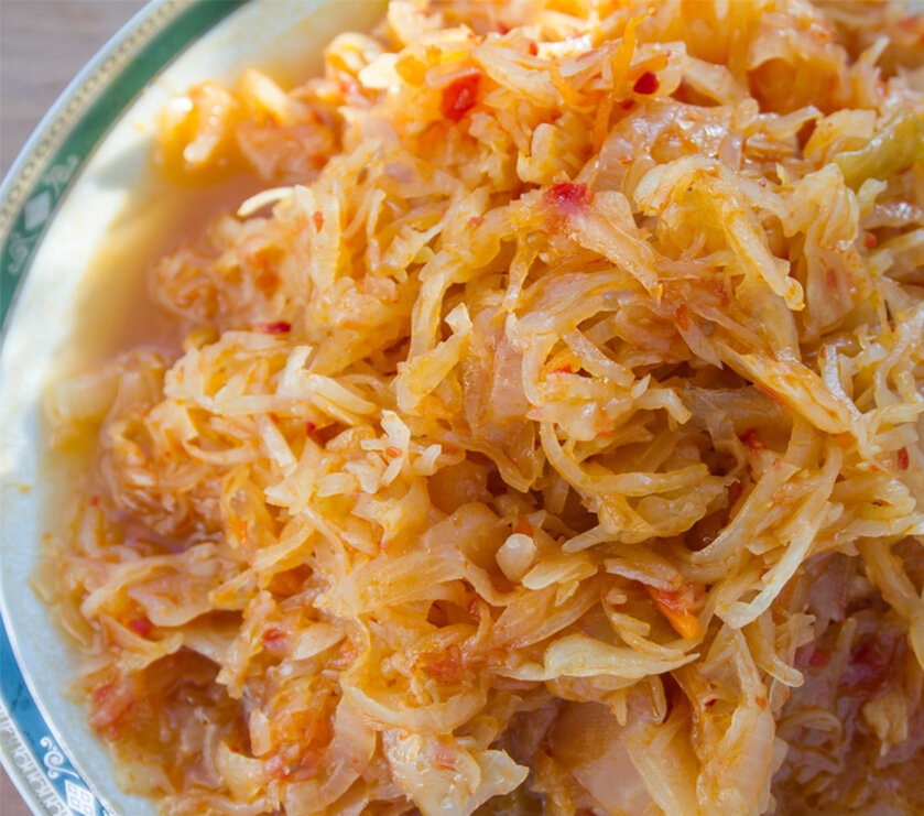 Spicy Braised Cabbage