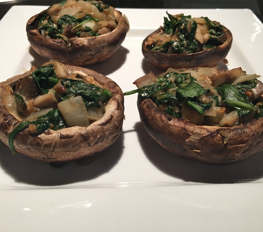 Spinach Stuffed Mushrooms