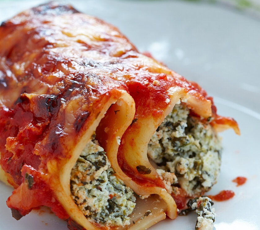 Spinach And Ricotta Cannelloni