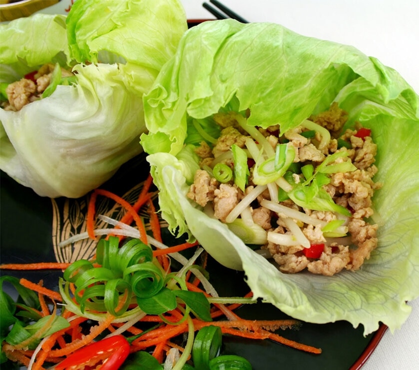 Vietnamese Chicken Lettuce Cups