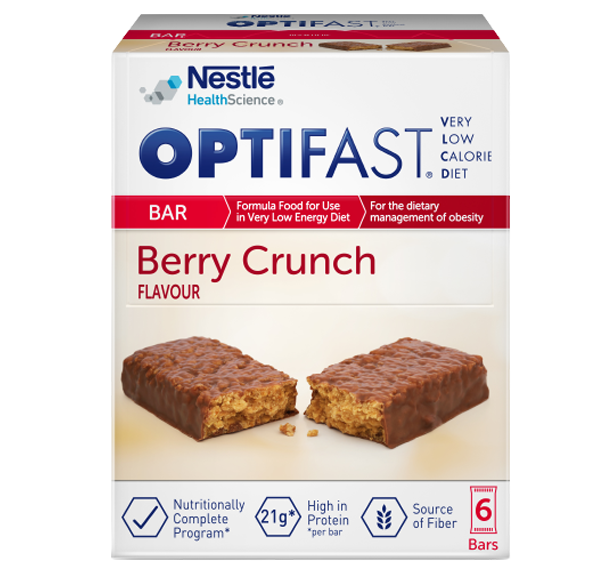 Optifast VLCD Berry Crunch Bars