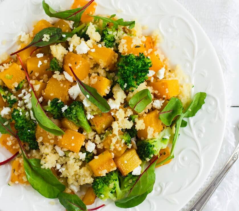 Pumpkin & Zucchini Couscous Salad